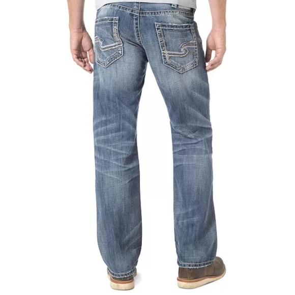 Silver Jeans Co- Zac Relaxed Fit Straight Leg - Picture 3 of 3